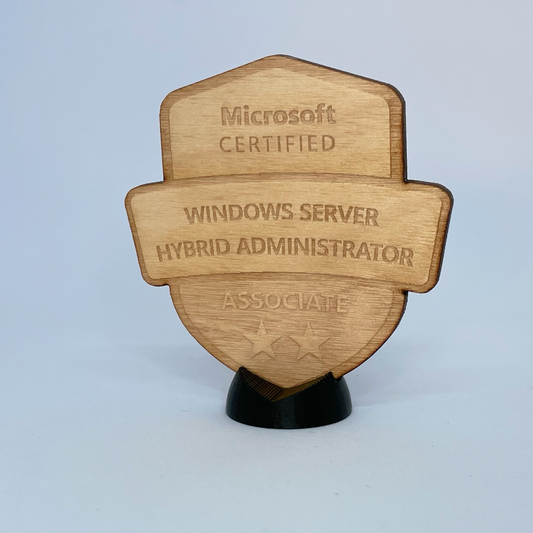 Badge - Windows Server Hybrid Administrator Associate (AZ-800 & AZ-801)